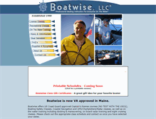 Tablet Screenshot of boatwise.net